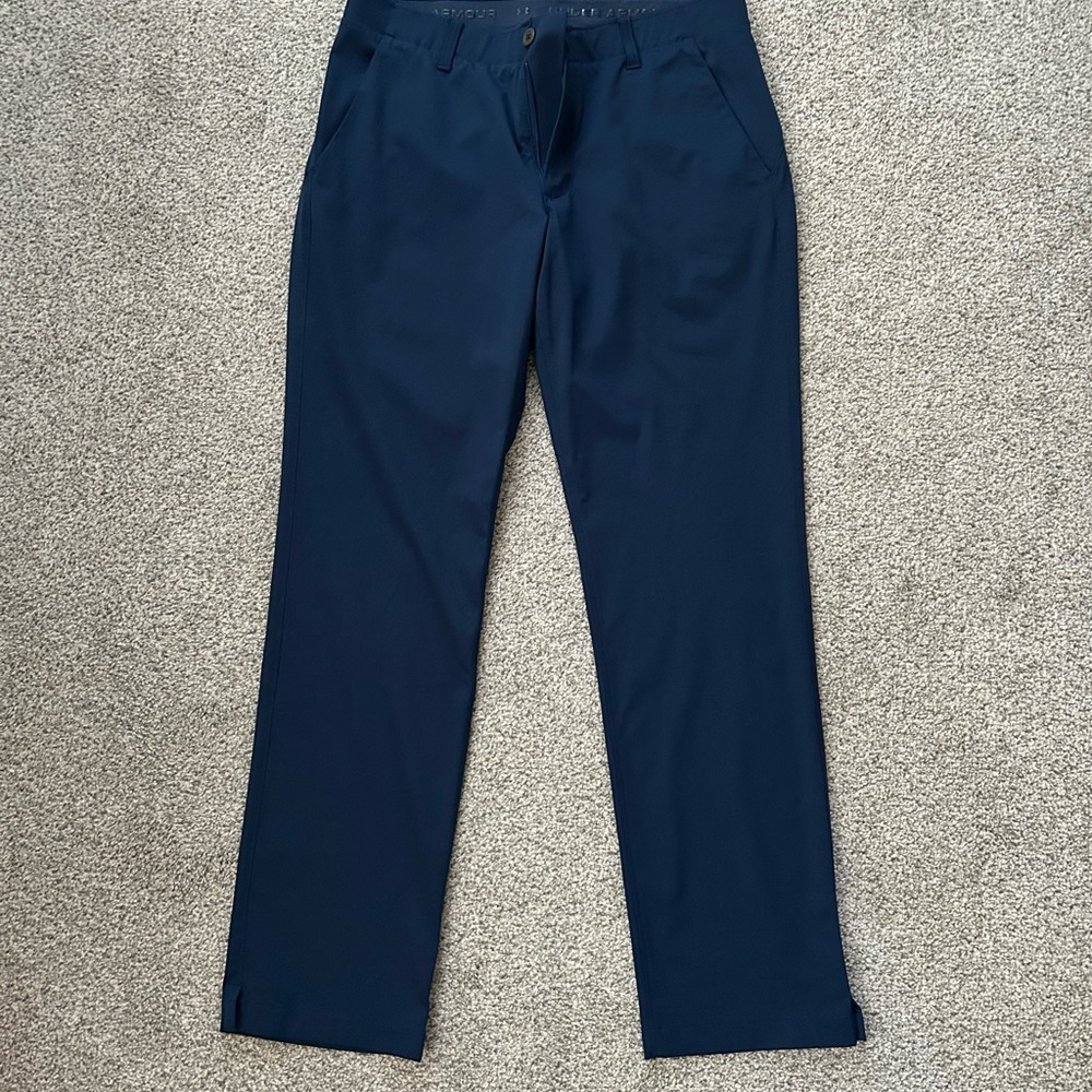 Men's Navy Under Armour Pants